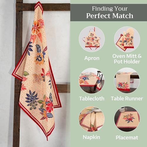 Maison d' Hermine Kitchen Towels Set of 3 Reusable 100% Cotton 27.50" x 20" - Image 6