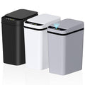 Bathroom Small Trash Can with Lid, Automatic Garbage Can, 2.6 Gallon | 3 Pack by SecureSpacesCleanerPlaces