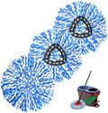 Spin Mop Replacement Head, 3 Pack Refills by Koolstuffs