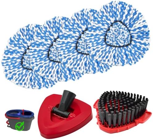 6Pack Mop Replacement Head for O Cedar RinseClean 2 Tank System by Unknown