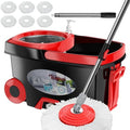 FunClean Large Spin Mop Bucket Set by RinseWise