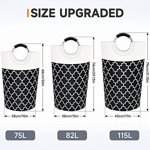 Fabspace Large Laundry Basket Laundry Hamper Bag Washing Bin Clothes Bag - Image 2