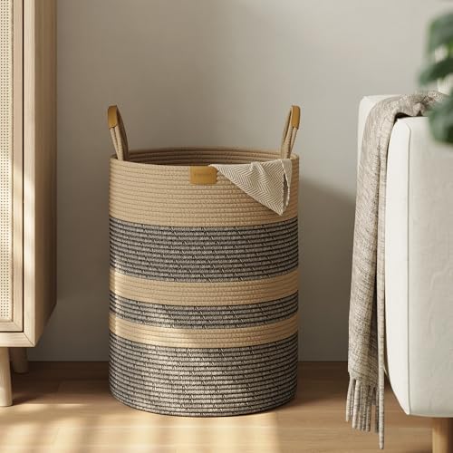 Nunsino 62L Striped Laundry Hamper by Nunsino