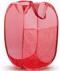 Pop Up Laundry Hamper, 70 L Collapsible Mesh Basket by Unknown