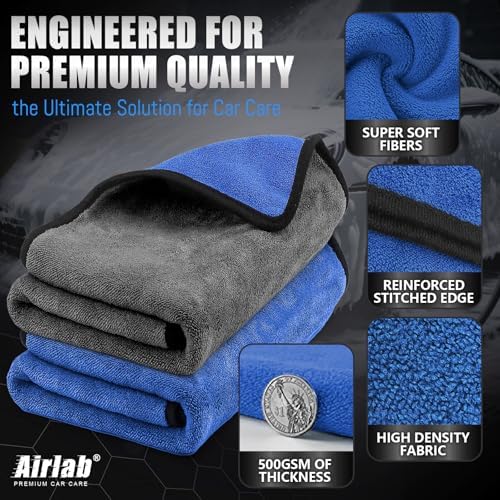 Airlab Microfiber Towels Cars Wash Drying Cleaning Cloth - Image 3