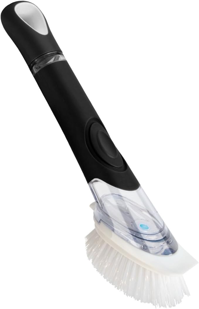 CELOX Dish Brush with Soap Dispenser, Dish Soap Brush with Handle - Image 8