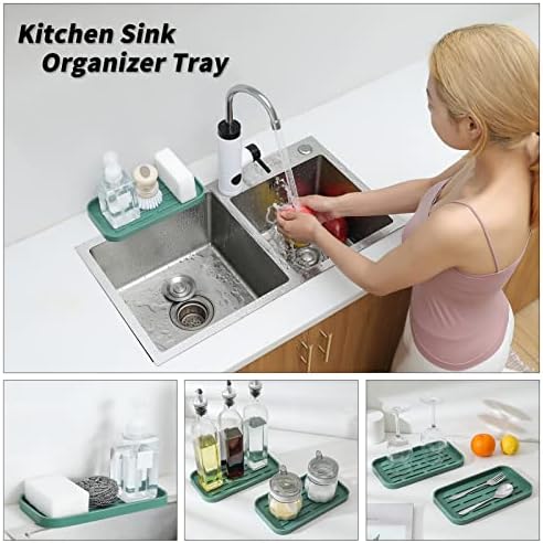 MicoYang Silicone Kitchen Sink Organizer Tray - Image 3