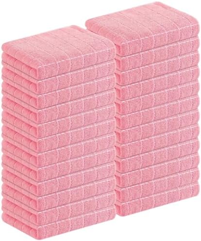 Homaxy 100% Cotton Terry Kitchen Towels, 24 Pack by Homaxy