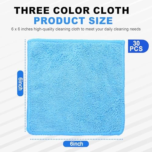 Tanlade 30 Pcs Dry Erase Cloth, 6 X 6 Inch - Image 2