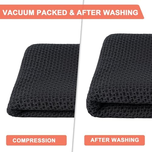 BOOMIBOO 4-Pack Dish Towels, 100% Cotton Waffle Weave, 13x28 in - Image 4
