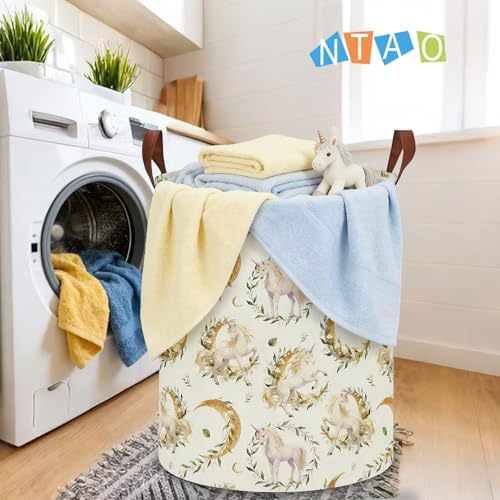Lindo Dreamy Unicorn Laundry Hamper, Laundry Basket, Baby Nursery Hamper - Image 4