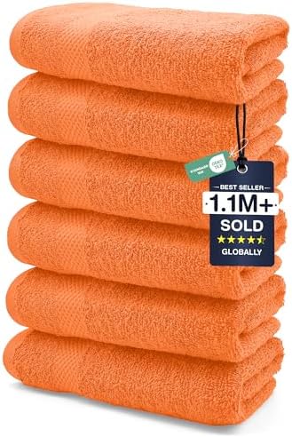 DAN RIVER 6-Pack Premium Hand Towels by DanRiver