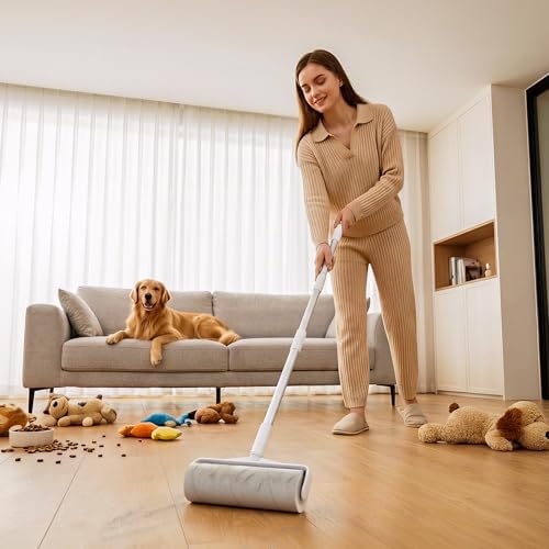 Large Lint Roller for Pet Hair, 9.44-Inch Wide, 400 Sheets - Image 7