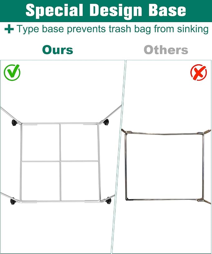 Outdoor Garden Trash Bag Holder Metal Lawn Leaf Bag Holder, Lawn Party - Image 3