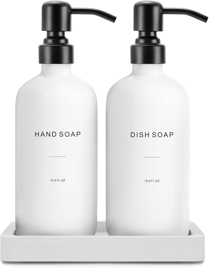 Prus Waso Kitchen Soap Dispenser Set by PrusWaso