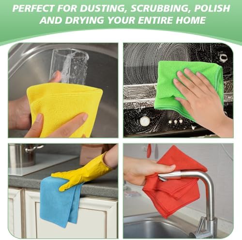 SINLAND Dish Cloth for Washing Dishes Kitchen Washcloth Cleaning Cloth - Image 7