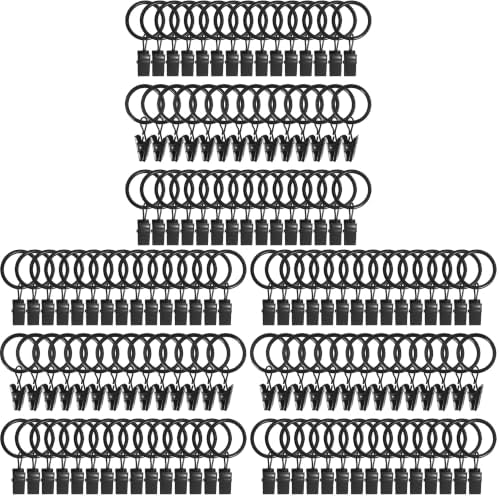 132 Pack Metal Curtain Rings by AMZSEVEN