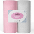 Microfiber Cleaning Cloth Roll 90 Pack by HONOVA
