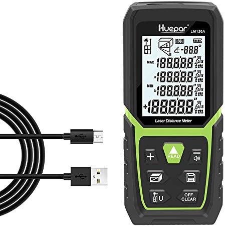 Huepar 2026 Upgraded Dual Laser Measuring Tool 395Ft by Huepar