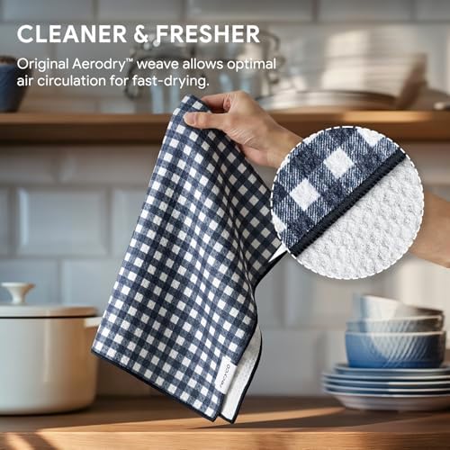 RECYCO Waffle Kitchen Towel Set of 2 - Image 4