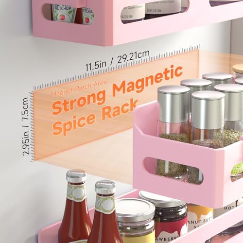 Sevenblue 4-Pack Magnetic Spice Rack - Image 2