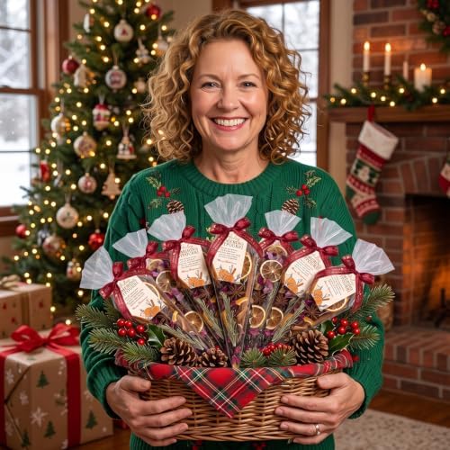 50 Sets Christmas Potpourri Bags, Empty Pot Pourri Clear Cone Gifts Bags - Image 7