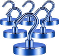 Neosmuk Magnetic Hooks for Cruise Cabins, 85lb+ Heavy Duty, 6 Pack by Neosmuk