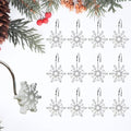 12pcs Christmas Snowflake Shower Curtain Hooks by MLAPIS