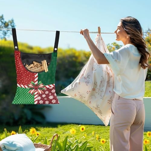 Christmas 2025 Adjustable Clothespin Storage Bag - Image 2