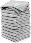 Microfiber Cleaning Cloths-12 Pack, Microfiber Towels by GREENPOMELO