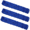 KLEEN HANDLER 48" Microfiber Dust Mop Head Replacement, 3 Pack by BisonLife