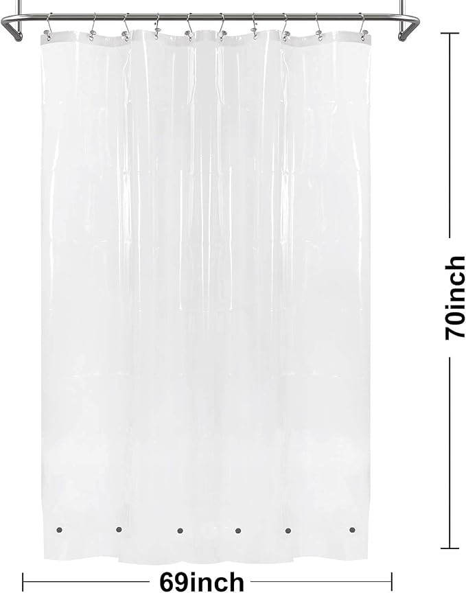 Barossa Design Plastic Shower Curtain Liner - Image 4