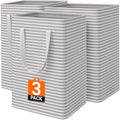 3-Pack Laundry Basket, Collapsible Laundry Hampers by Unknown