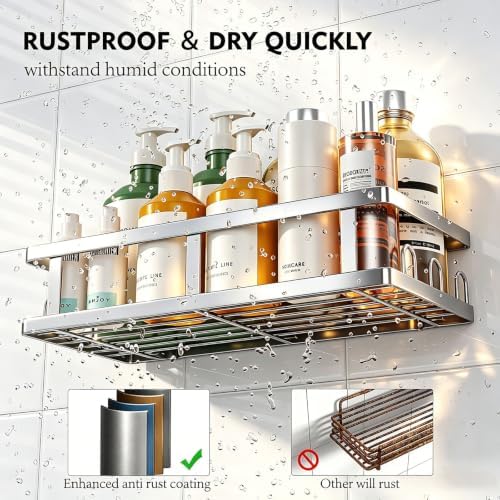Youvip Silver Shower Caddy 6 Pack - Image 3