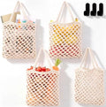Honeydak 3 Hanging Baskets, Cotton Rope by Honeydak