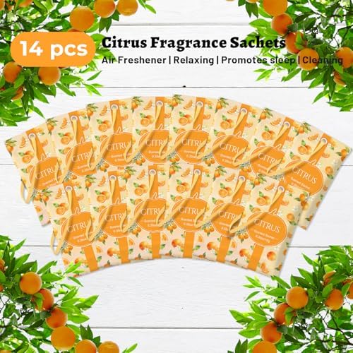 STRN Scented Sachets for Drawer and Closet, Citrus Scent 14-Pack for Home - Image 6