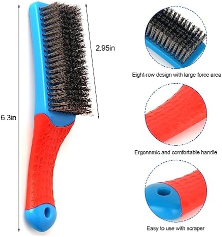 2 Pack Wire Brushes for Cleaning-Heavy Duty Stainless Steel Wire Scratch Brush - Image 2