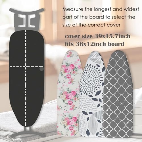 Ironing Board Cover with Two 5MM Thick Feltpads, Fits Standard Ironing Boards - Image 5