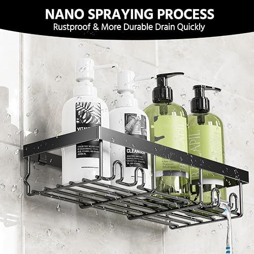Moforoco 3-Pack Shower Caddy Basket Shelf - Image 2