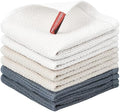 Nialnant 6 Pack Kitchen Dish Cloths, 100% Cotton Waffle Weave by Nialnant