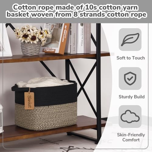 Goodpick Woven Storage Basket for Shelves - Image 5
