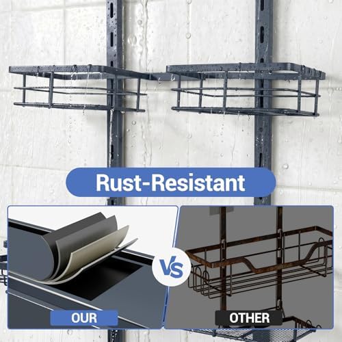 Extra Large Shower Caddy Hanging, Rust-Resistant Shower Organizer Hanging - Image 5