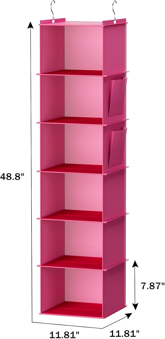 YOUDENOVA Hanging Closet Organizer and Storage, Clothes Organizer - Image 3