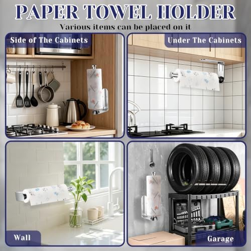 Paper Towel Holder, Paper Towel Holder Under Cabinet - Image 2