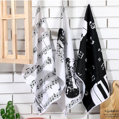 Sunnyray 6 Pcs Kitchen Towels Dish Cloths Nature Modern Absorbent Hand Tea Wash - Image 2