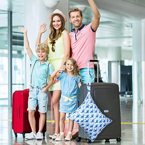Shappy 2 Pack Wet Dry Bag Travel Laundry Waterproof - Image 4