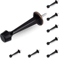HOMOTEK 8 Pack Heavy Duty Solid Rigid Door Stop by HOMOTEK