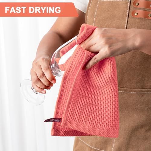 Kitchen Towels 6-Pack Kitchen Dish Cloths, 100% Cotton, 12x12 In - Image 3