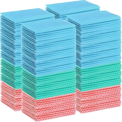 Tioncy 400 Pcs Disposable Cleaning Cloths Reusable Handy Wipes by Tioncy