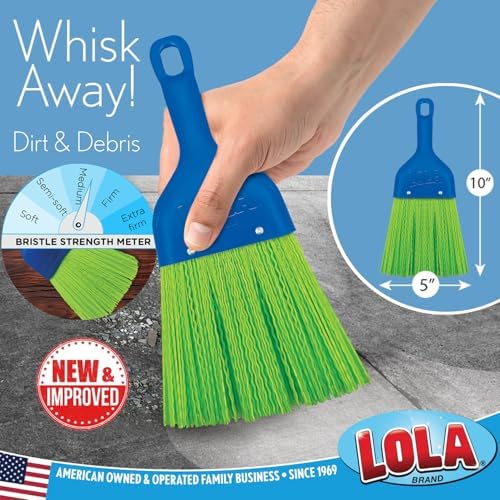 LOLA Whisk Broom, Hand Brush, 72 Pack Durable Bristles, Whisks Away Dirt & - Image 2
